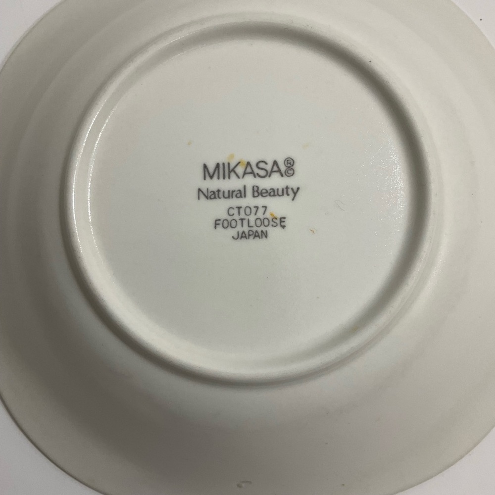 Mikasa Natural Beauty CT077 FootLoose Japan salad/cereal bowl set of 2 - Picture 4 of 6